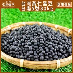 【台南5號】營業用台灣黃仁黑豆-30kgX10包