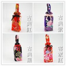 [婚宴/彌月禮盒]台灣古典花布包(台南16號越光米-大力米-1kg)